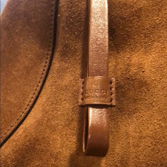 GUCCI suede small shoulder bag - Picture 2 of 3